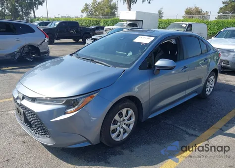 2020 Toyota Corolla Le из США, поврежденный, VIN JTDEPRAE6LJ088468